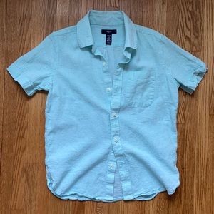 Boys short sleeve linen shirt